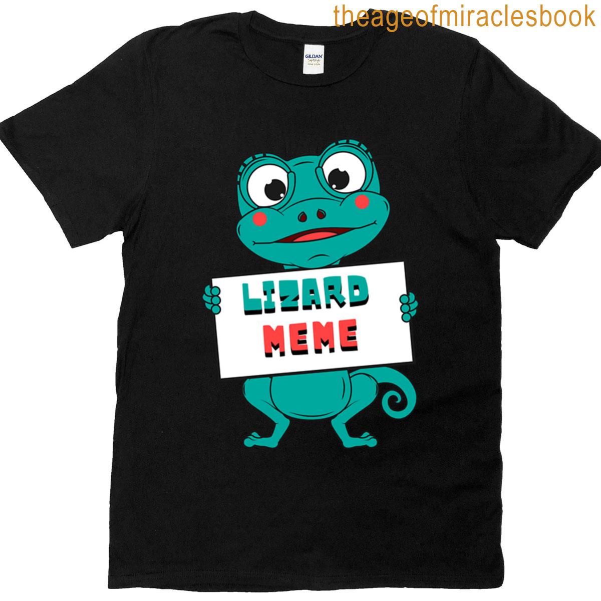 Lizard Meme Mania Boxy T-shirt
