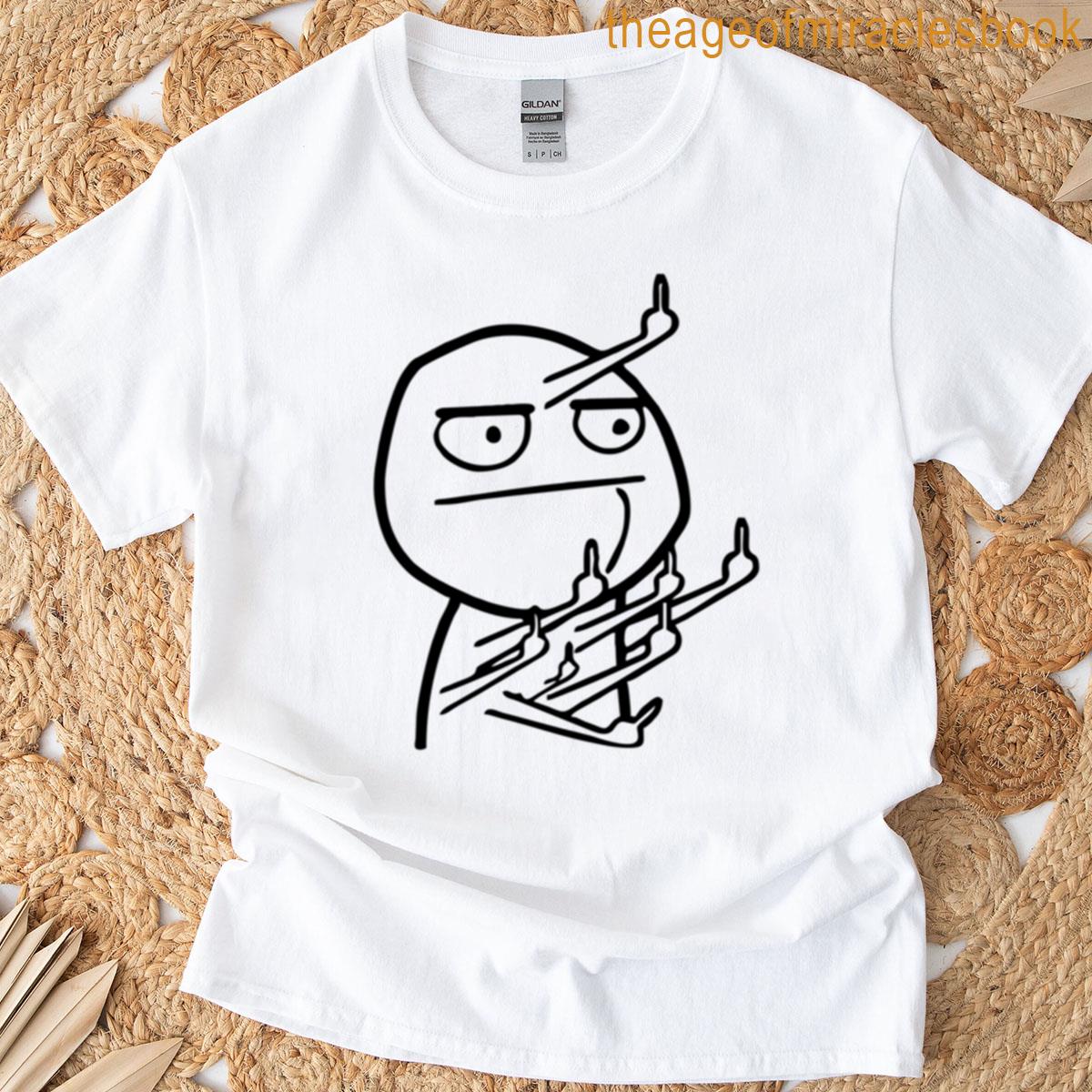 Middle Finger Troll – Internet Meme T-shirt