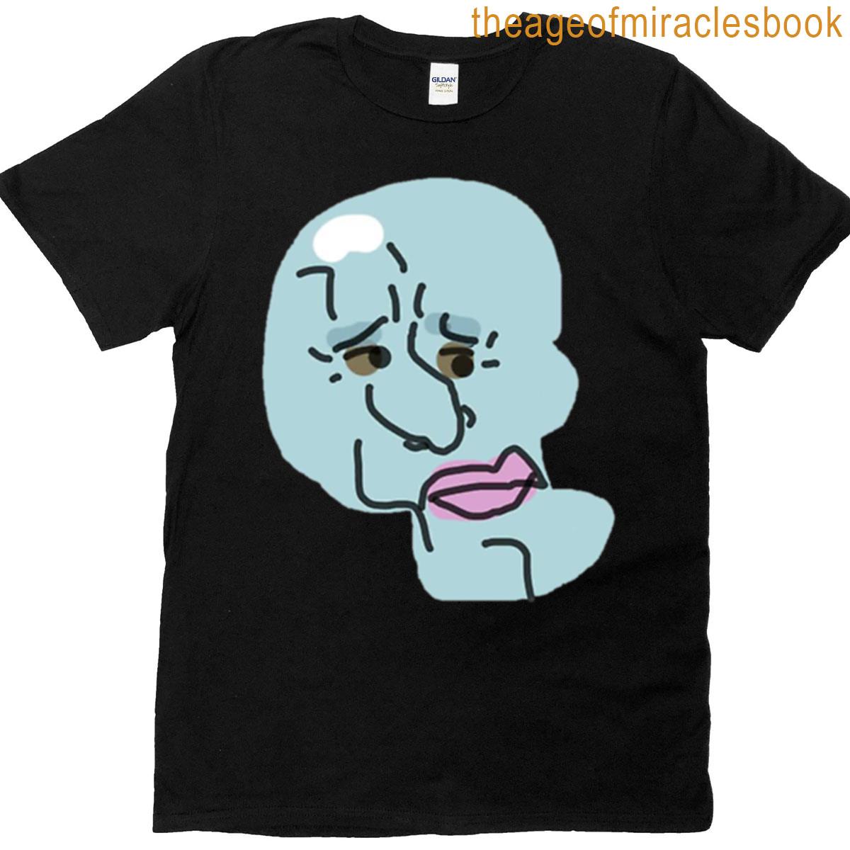 Poorly Drawn Handsome Squidward T-shirt