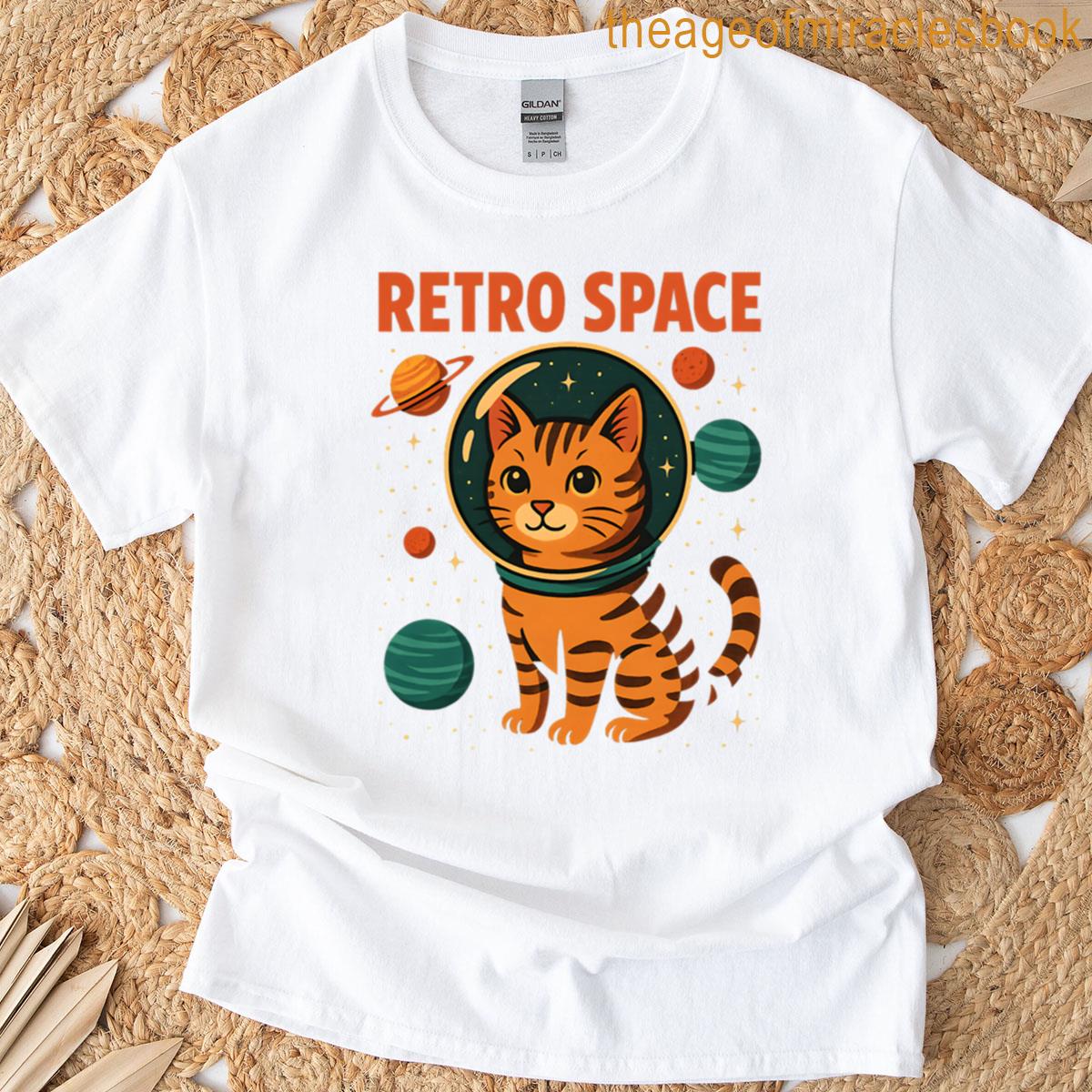 Space Cat Cosmic Kitty Meme T-shirt