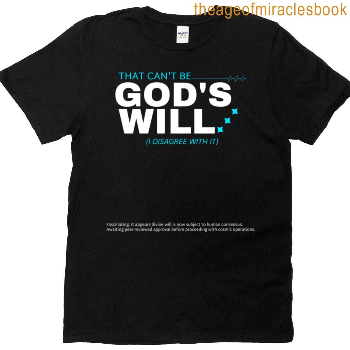 Y2k Divine Will Meme T-shirt