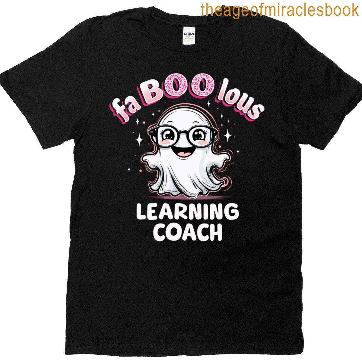 Faboolous Learning Coach Cute Ghost Halloween T-shirt