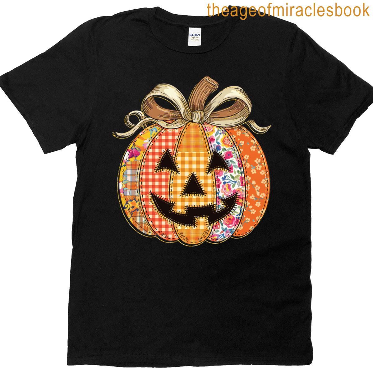 Face – Halloween Fall Pumpkin Gift T-shirt