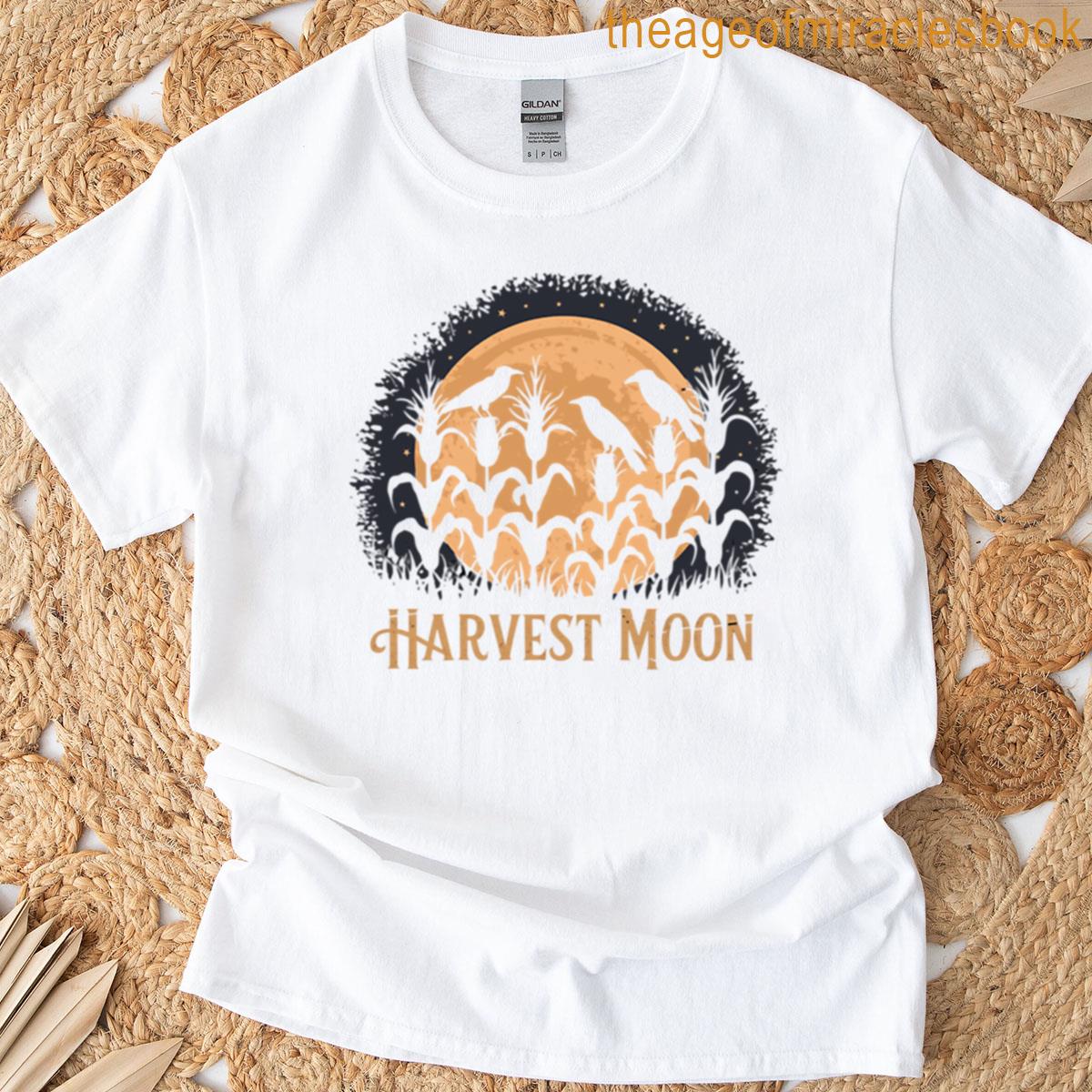 Full Moon Over Cornfield T-shirt