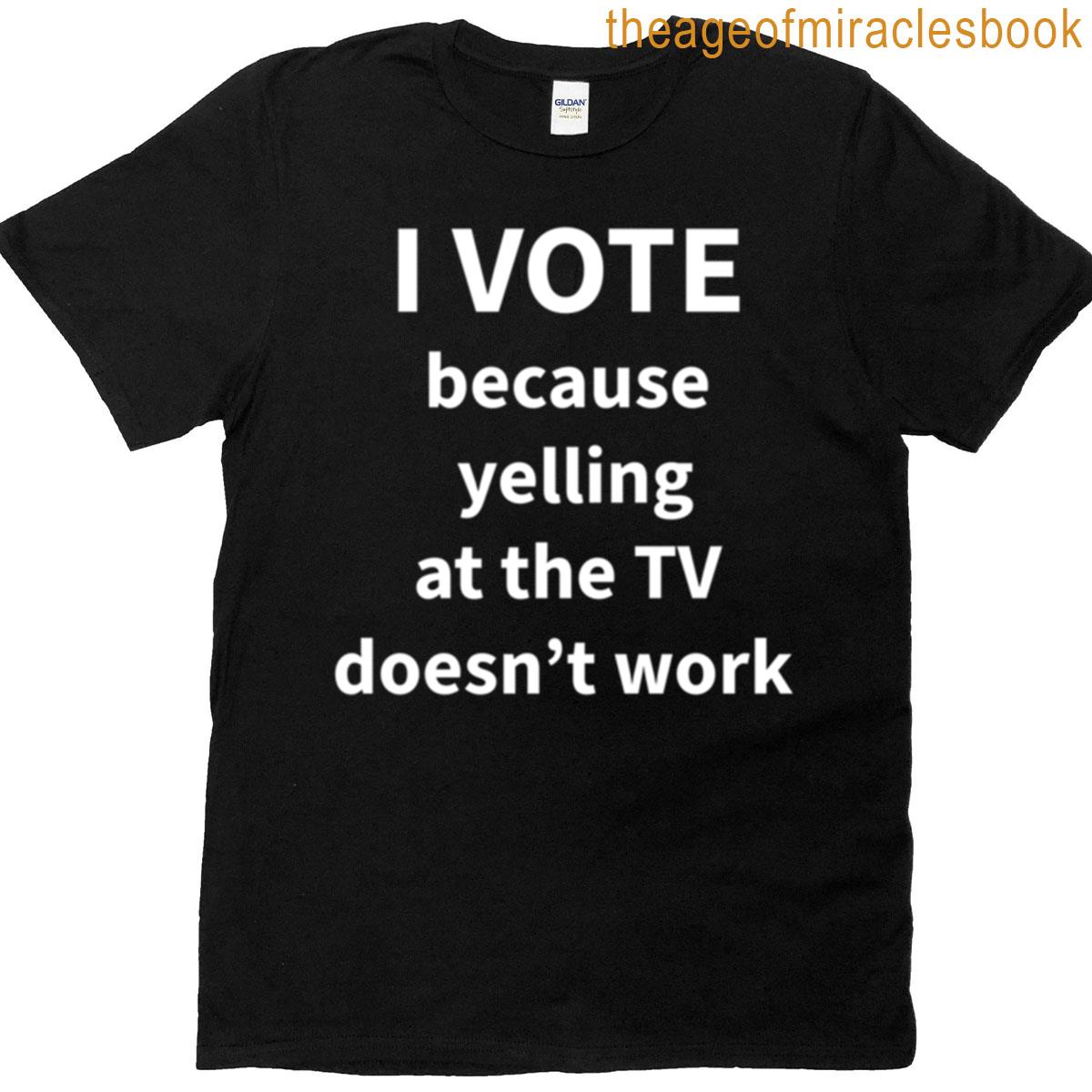I Vote Political Message T-shirt