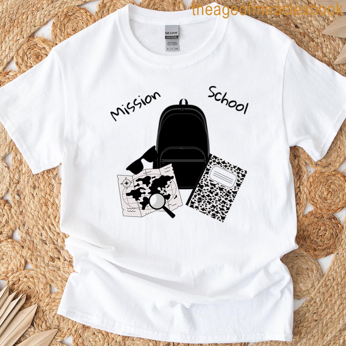 Mission School Special Agent Style School Oversized T-shirt