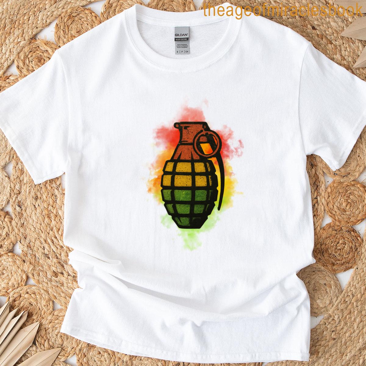 Reggae Rasta Grenade T-shirt
