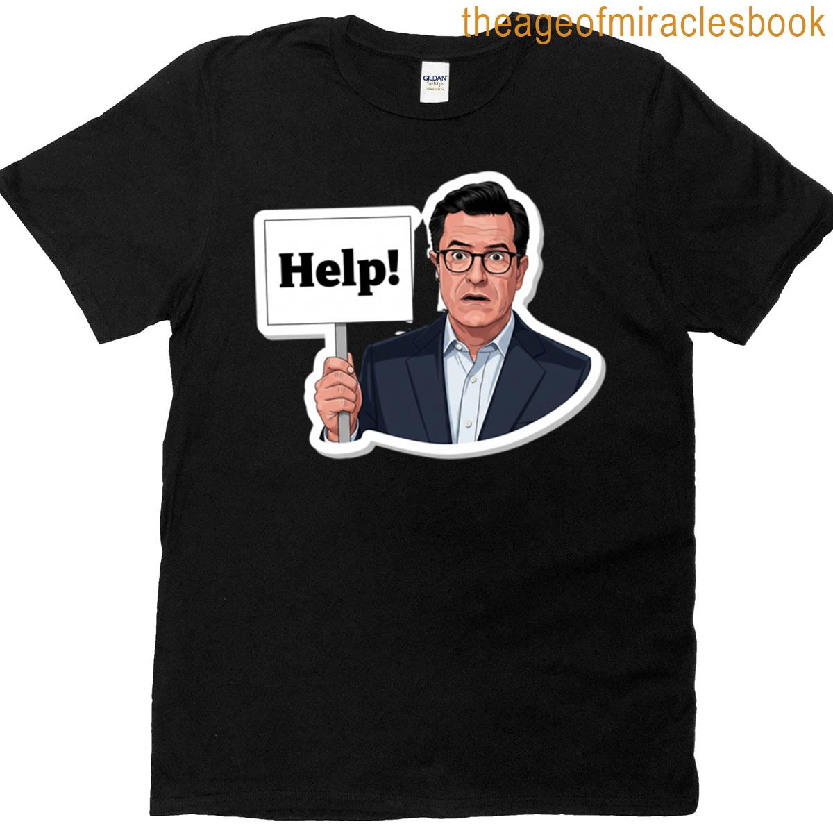 Stephen Colbert Help Oversized T-shirt