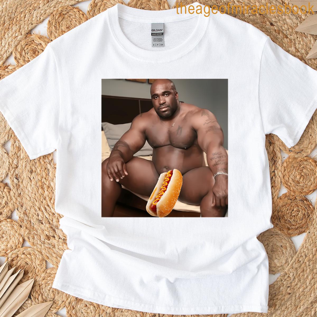 Big Dick Black Guy Meme Barry Wood T-shirt