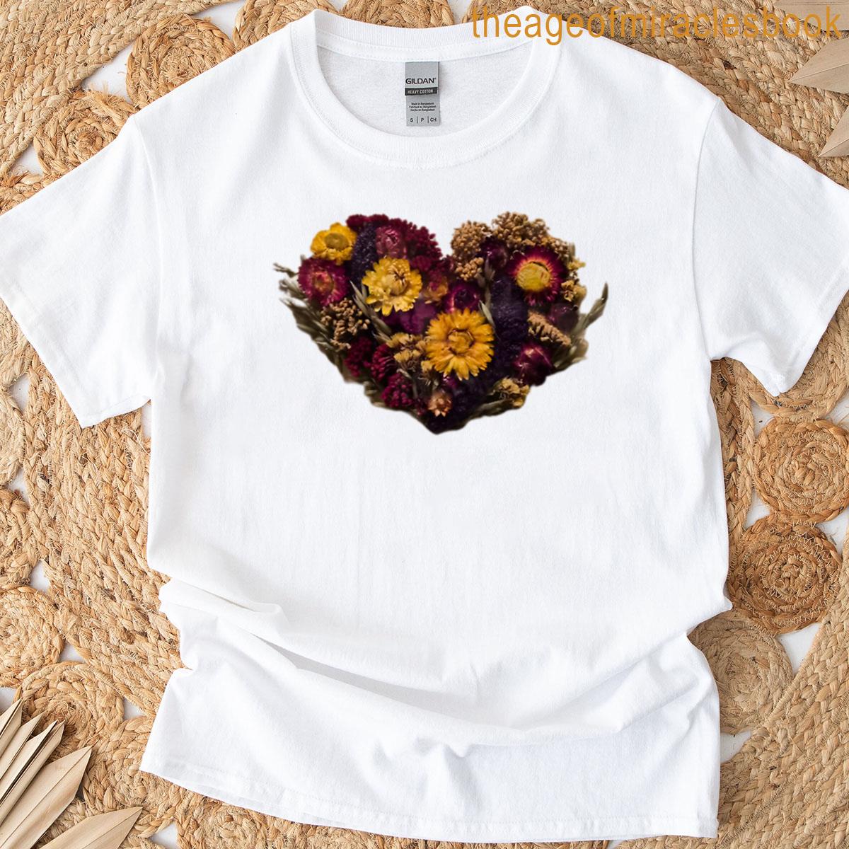 Flower Heart In Bloom T-shirt