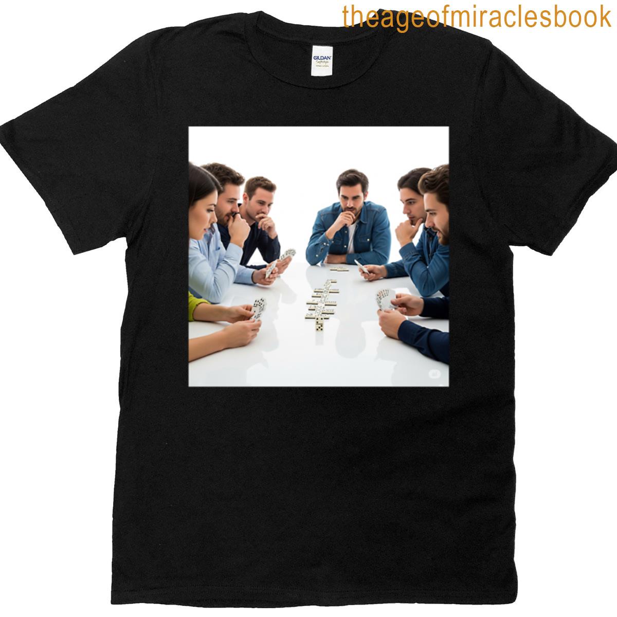 Friends Playing Dominoes T-shirt