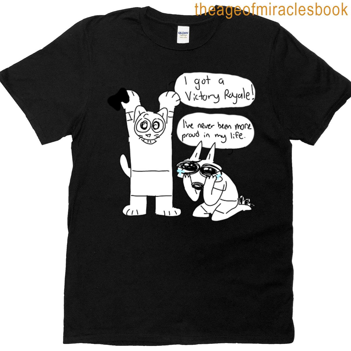 Mittens Gets A Victory Royale T-shirt