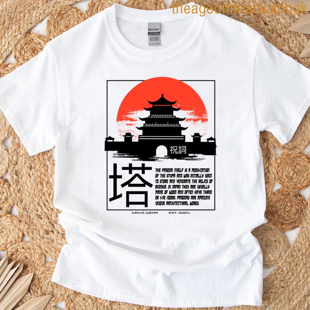 Pagode Japan Red Sun T-shirt