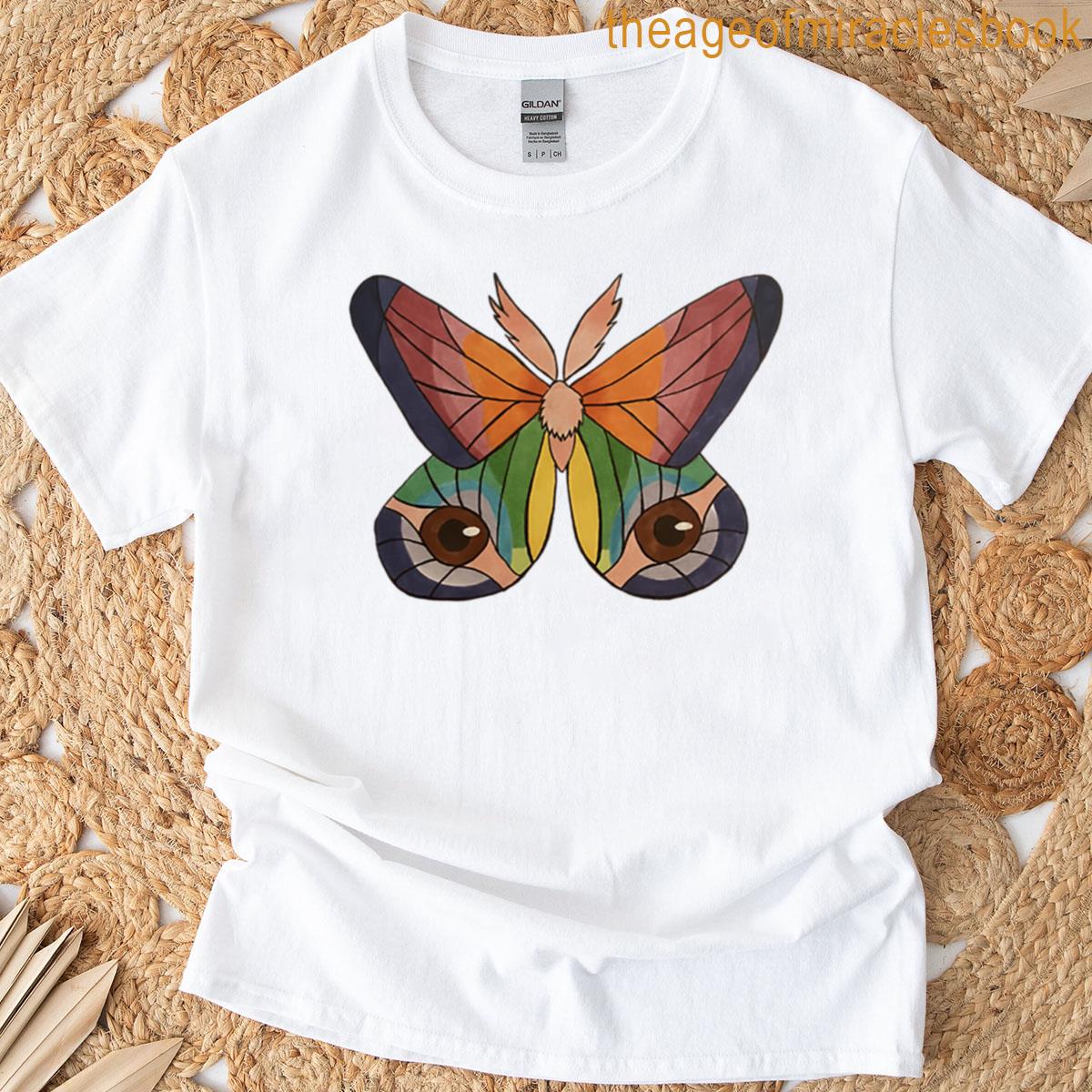 Pink And Orange Butterfly T-shirt