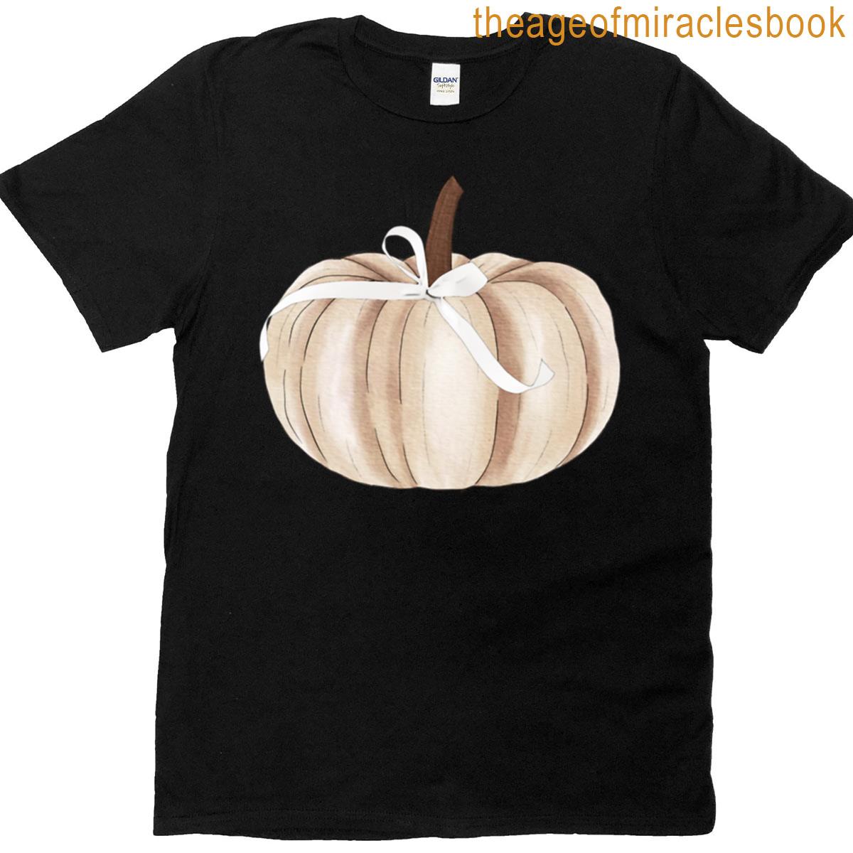Pumpkin With Ribbon Bow T-shirt