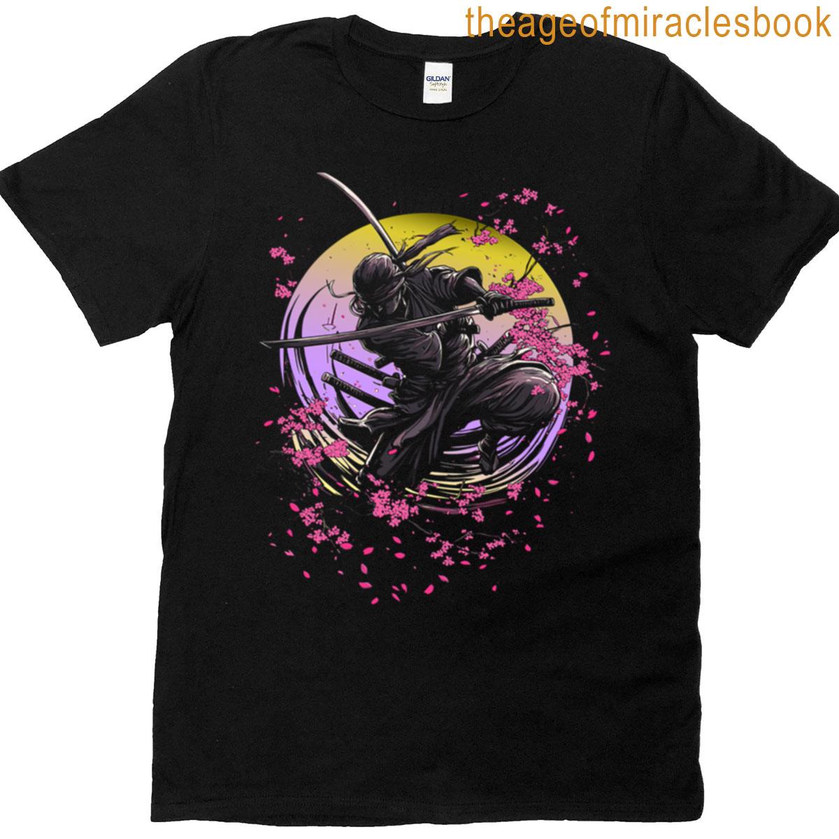 Sakura Fighter Samurai Japan T-shirt