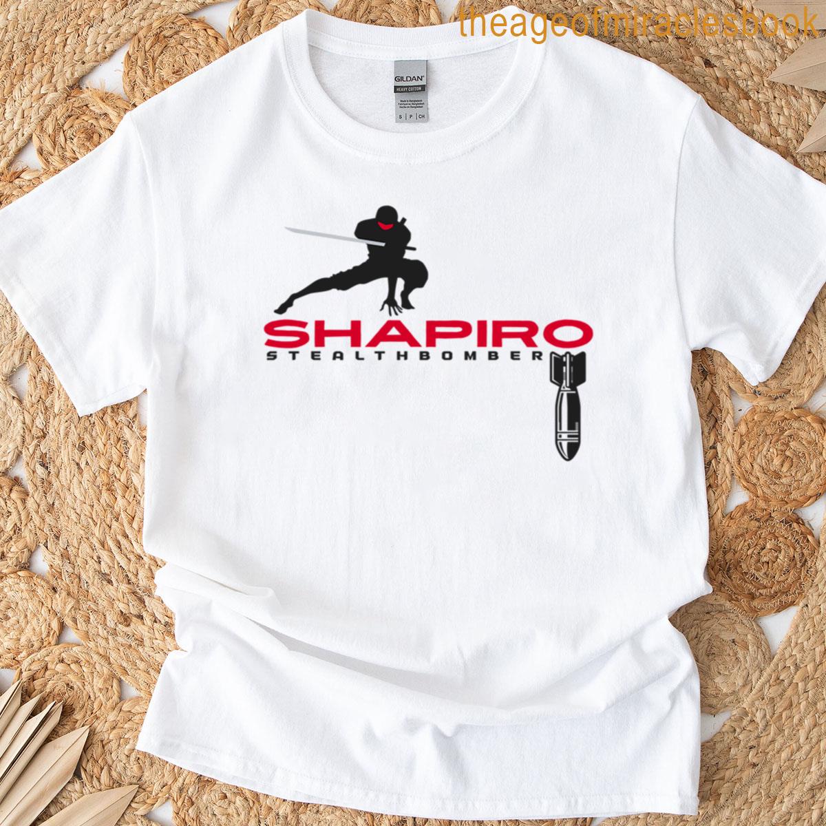 Shapiro Stealth Bomber Random Obscure Design T-shirt