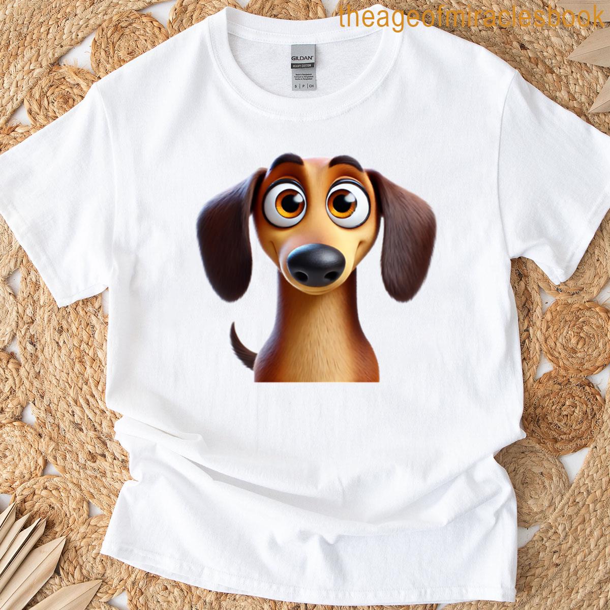 Skater Dachshund Mix T-shirt