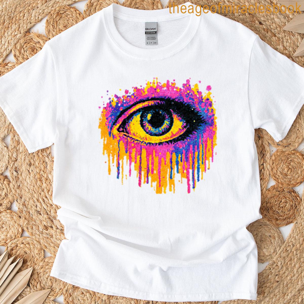 Trippy Psychadelic 3rd Eye Third Eye Wisdom Eye T-shirt