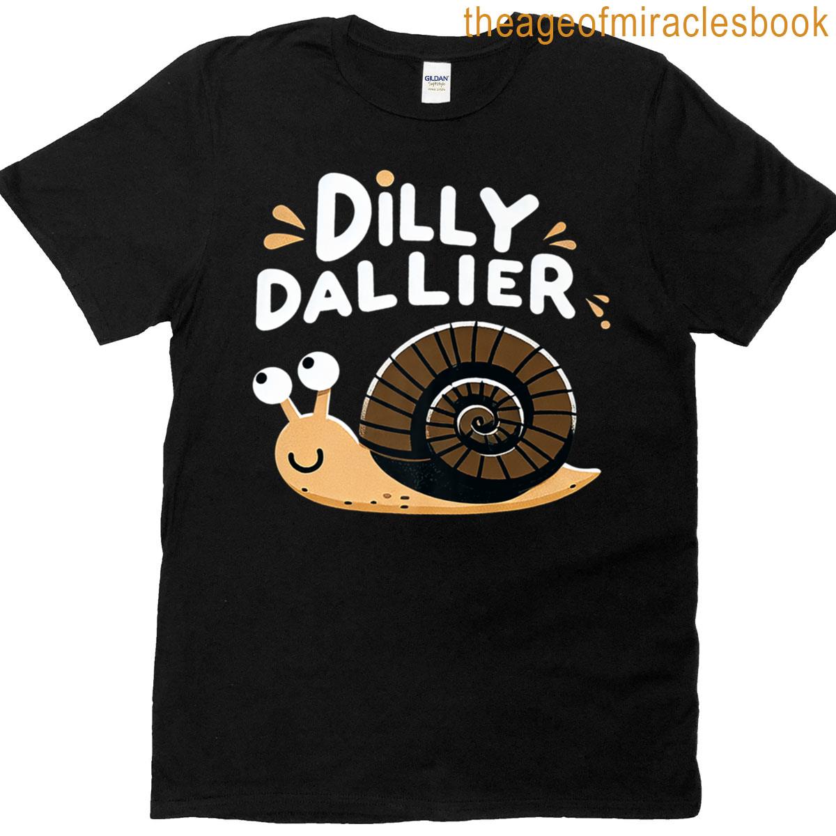 Dilly Dallier Procrastination Time Wasting – Premium T-shirt