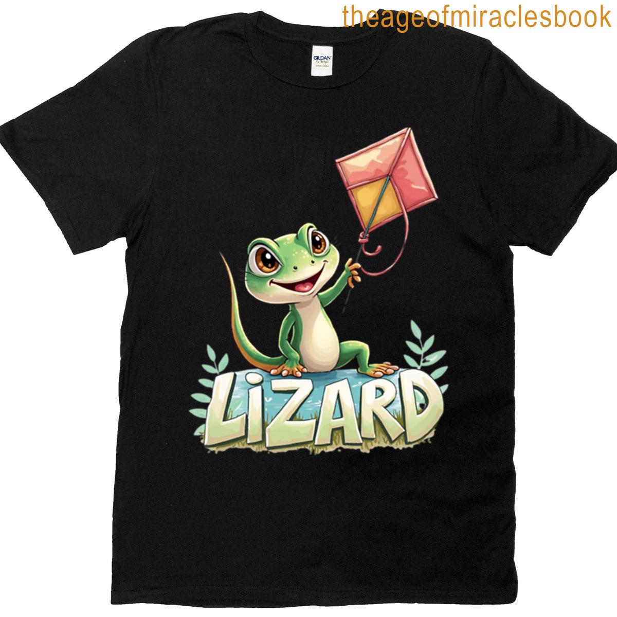 Elio Lizard Meme Kite Fun Boxy T-shirt