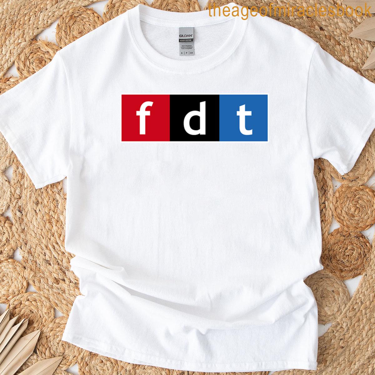 Fdt – Npr Parody On Black T-shirt