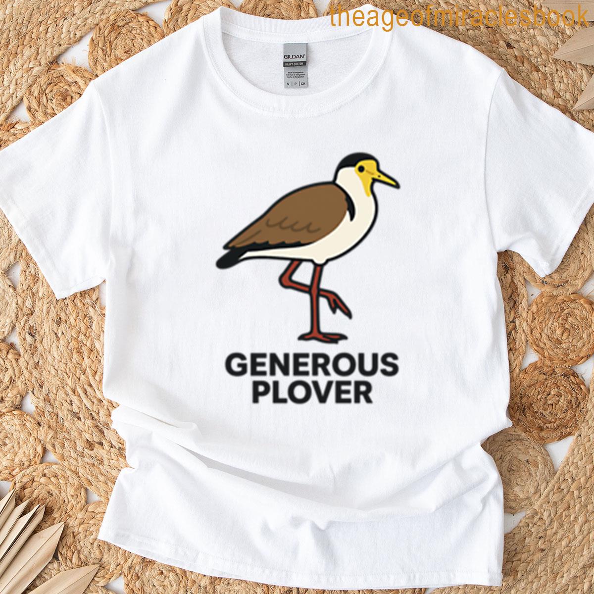 Generous Plover – Spur-winged Plover Masked Lapwing T-shirt