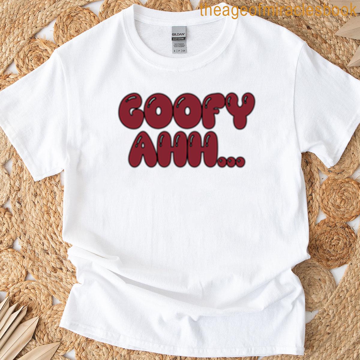 Goofy Ahh Dark Red T-shirt