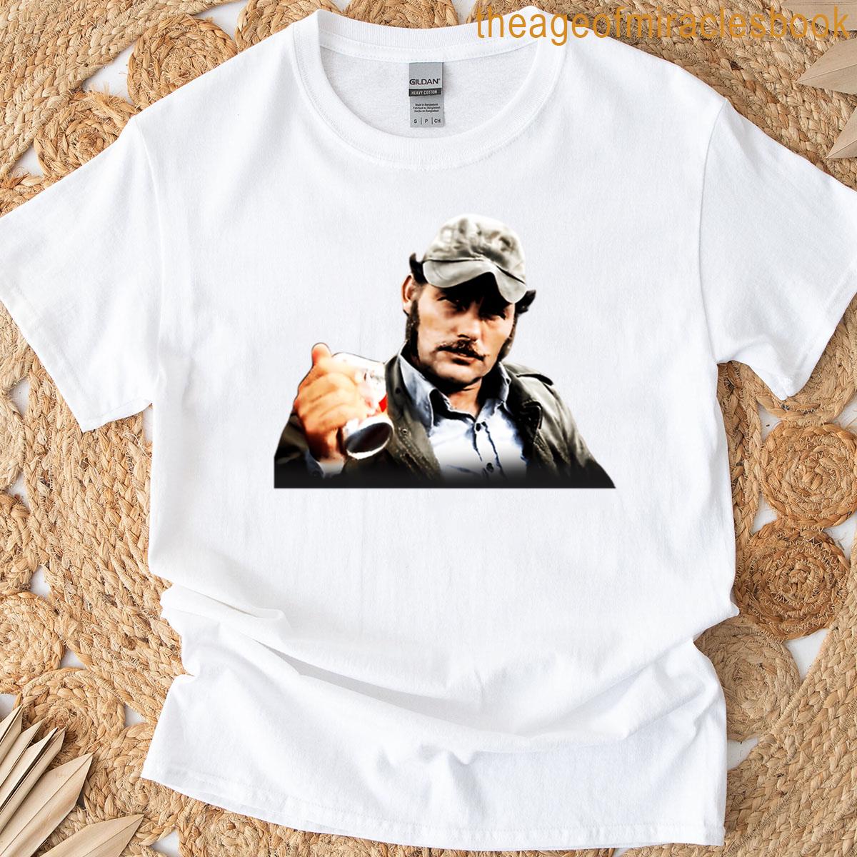 Jaws Quint Vs Can Meme Captain Quint T-shirt