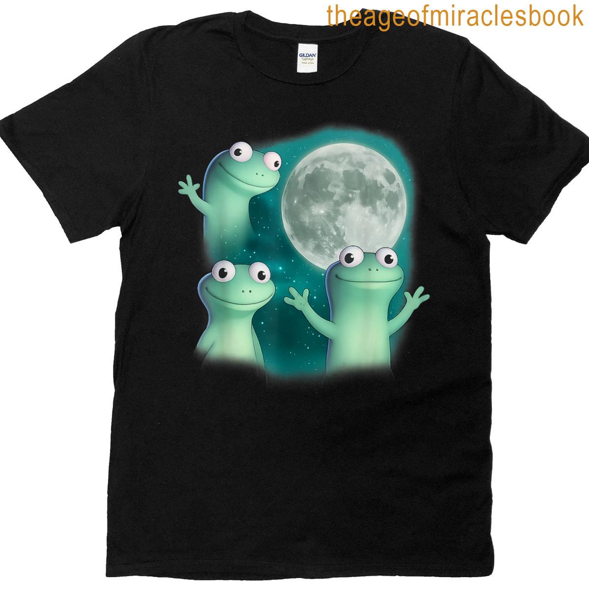 Lizard Lizard Lizard Funny Lizard Moon Trending Meme Lizard T-shirt