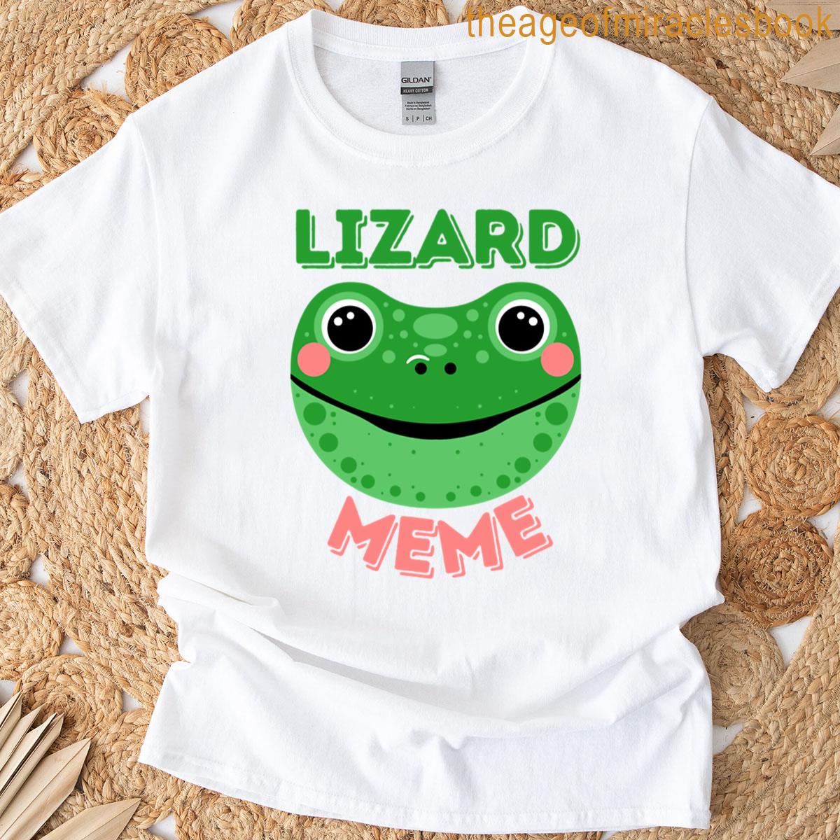 Lizard Meme Mania Boxy T-shirt