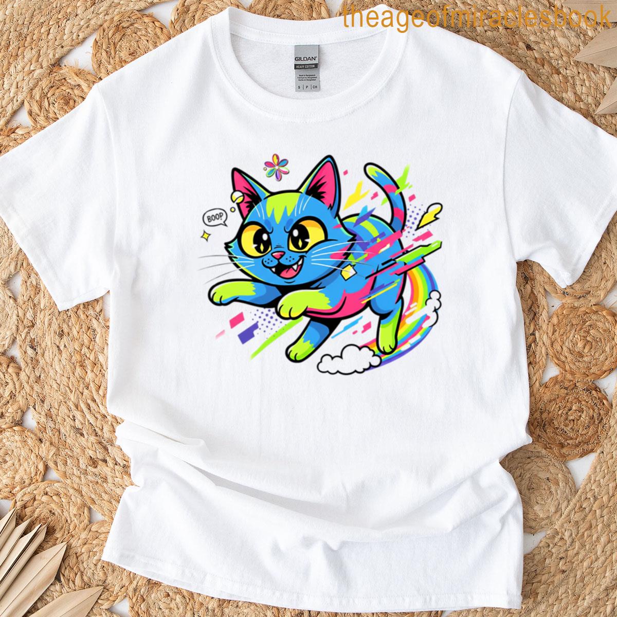 Playful Meme Cat Oversized T-shirt