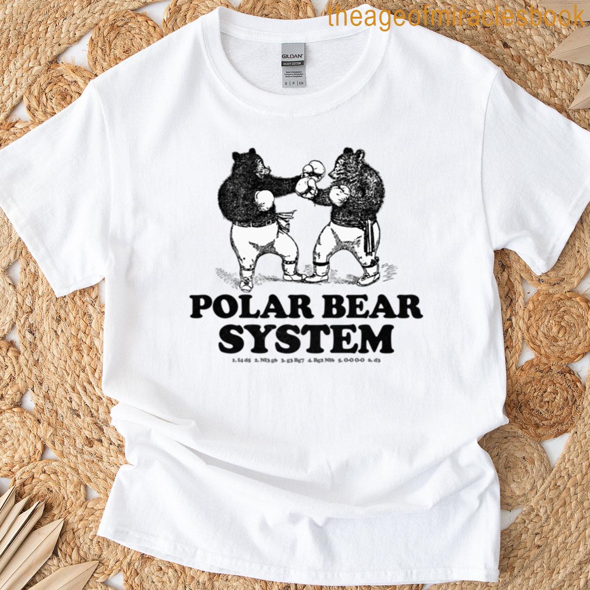 Polar Bear Systemwild Chess Opening Meme Design T-shirt
