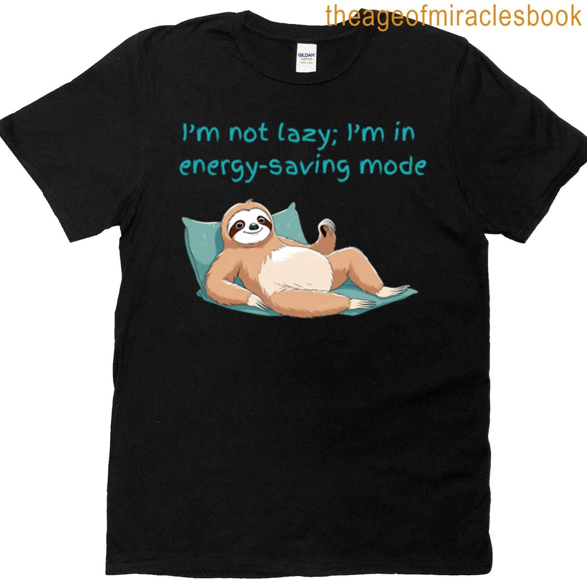 Sloth Energy Saving T-shirt