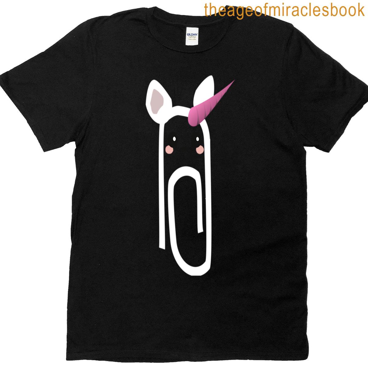 Unicorn Paperclip Oversized T-shirt