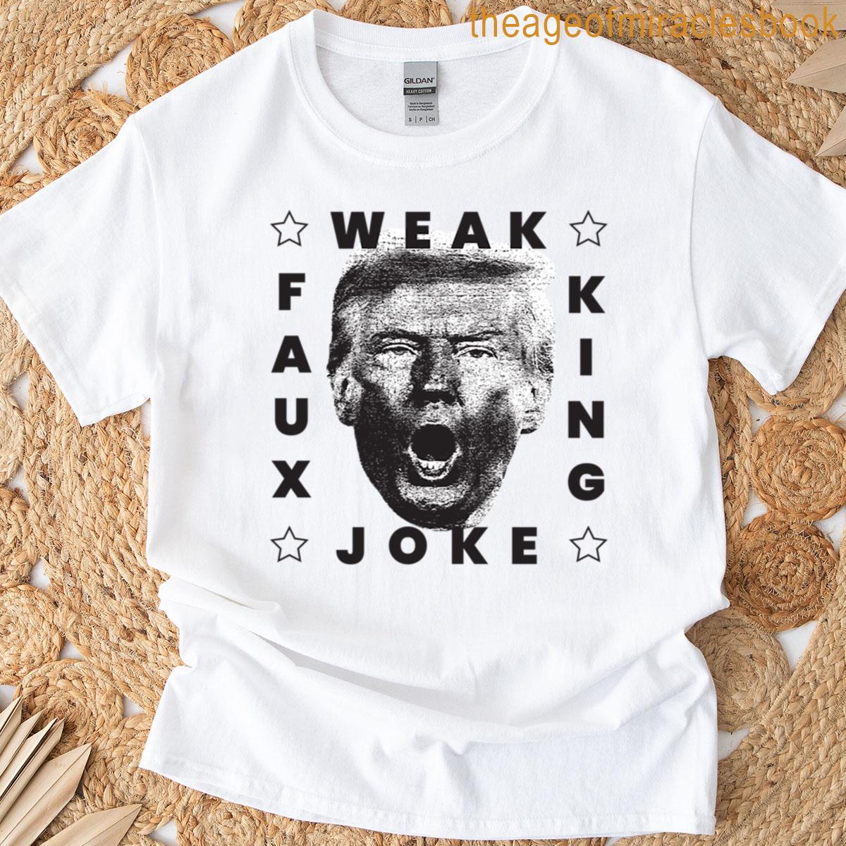 Weak Faux King Joke Oversized T-shirt