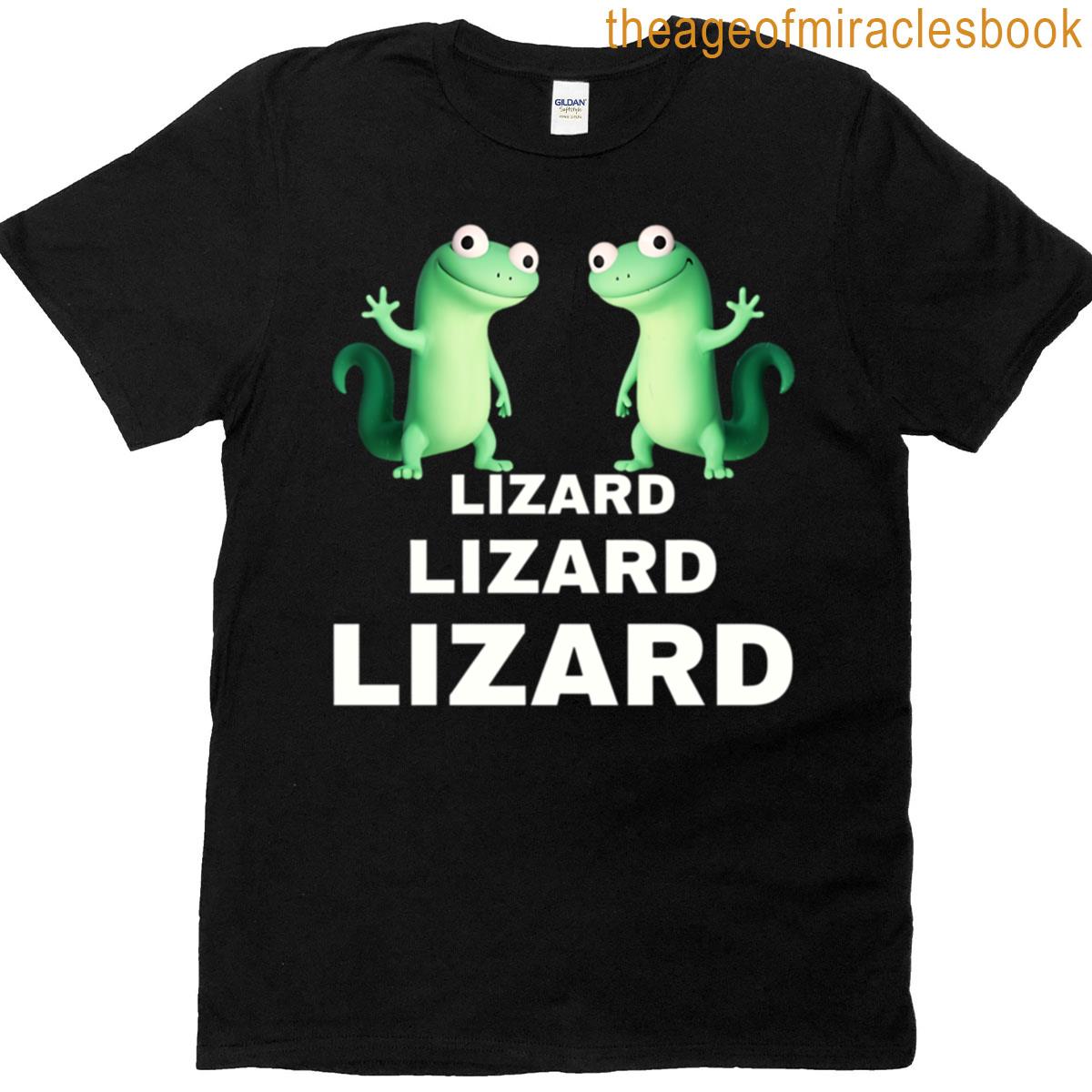 Weirdcore Animal – Lizard Lizard Lizard Meme T-shirt