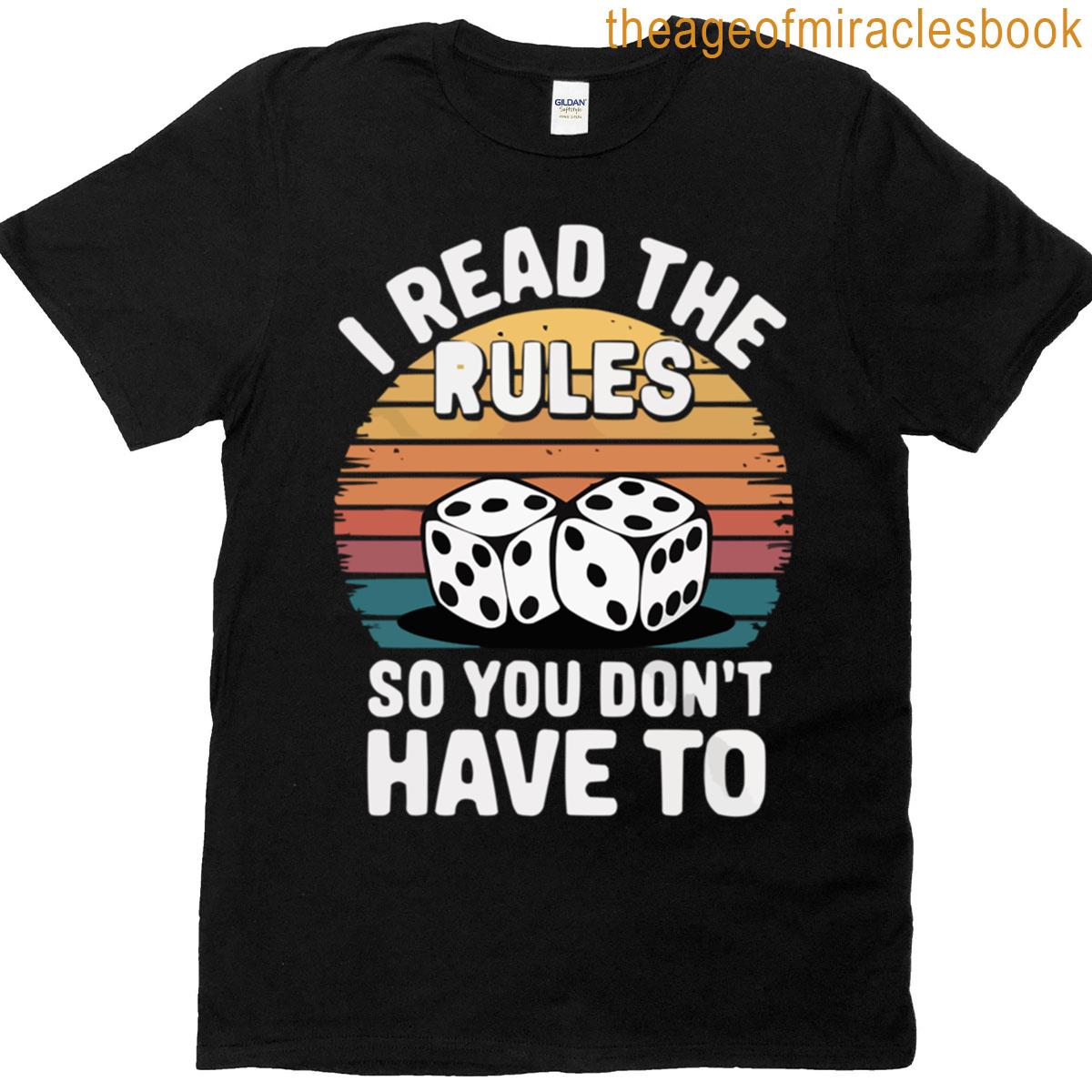 Board Games I Read T-shirt