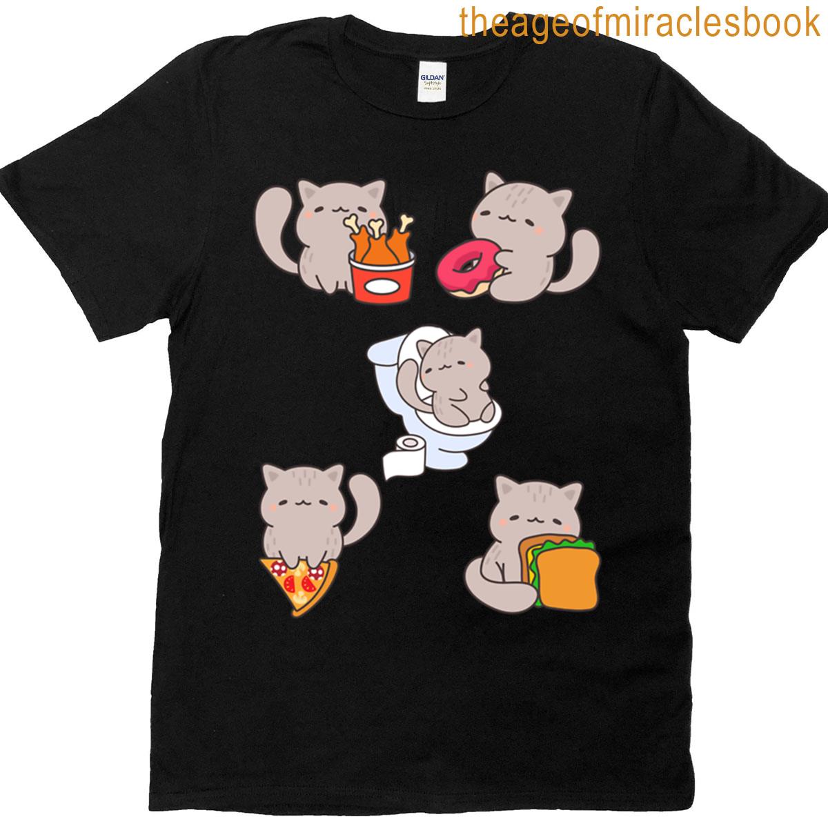 Cats And Junk Food T-shirt