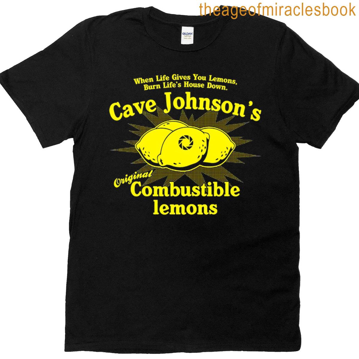 Cave Johnsons Combustible Lemons T-shirt