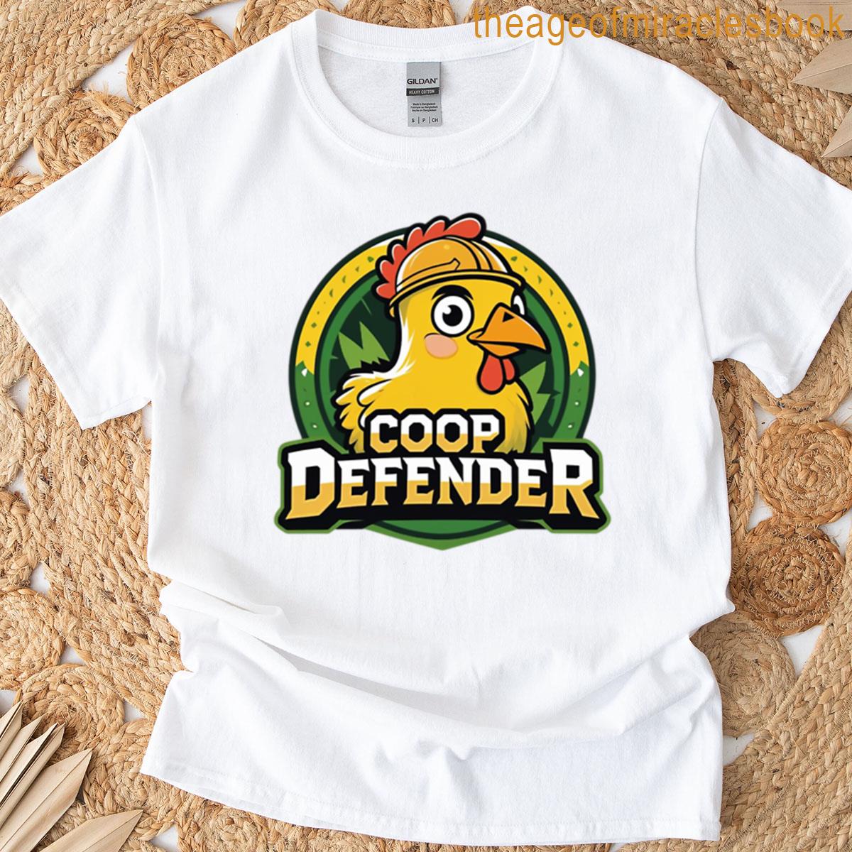Chicken Coop Cartoon Logo Oversized T-shirt