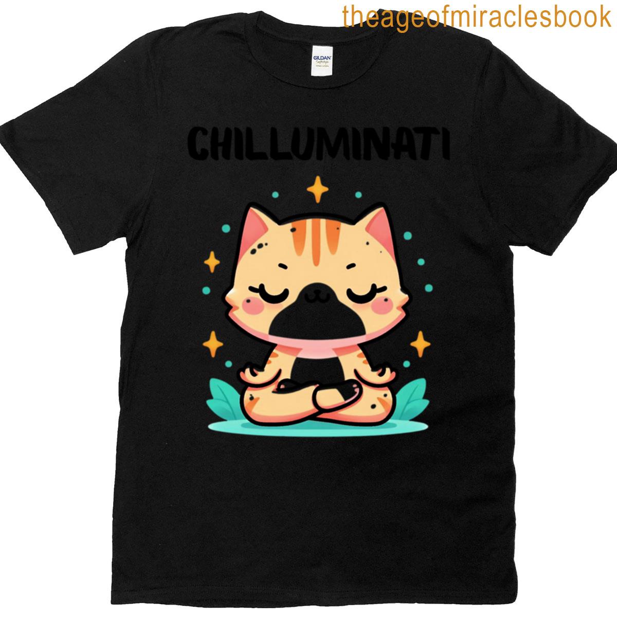 Chilluminati Funny Conspiracy Parody Design T-shirt