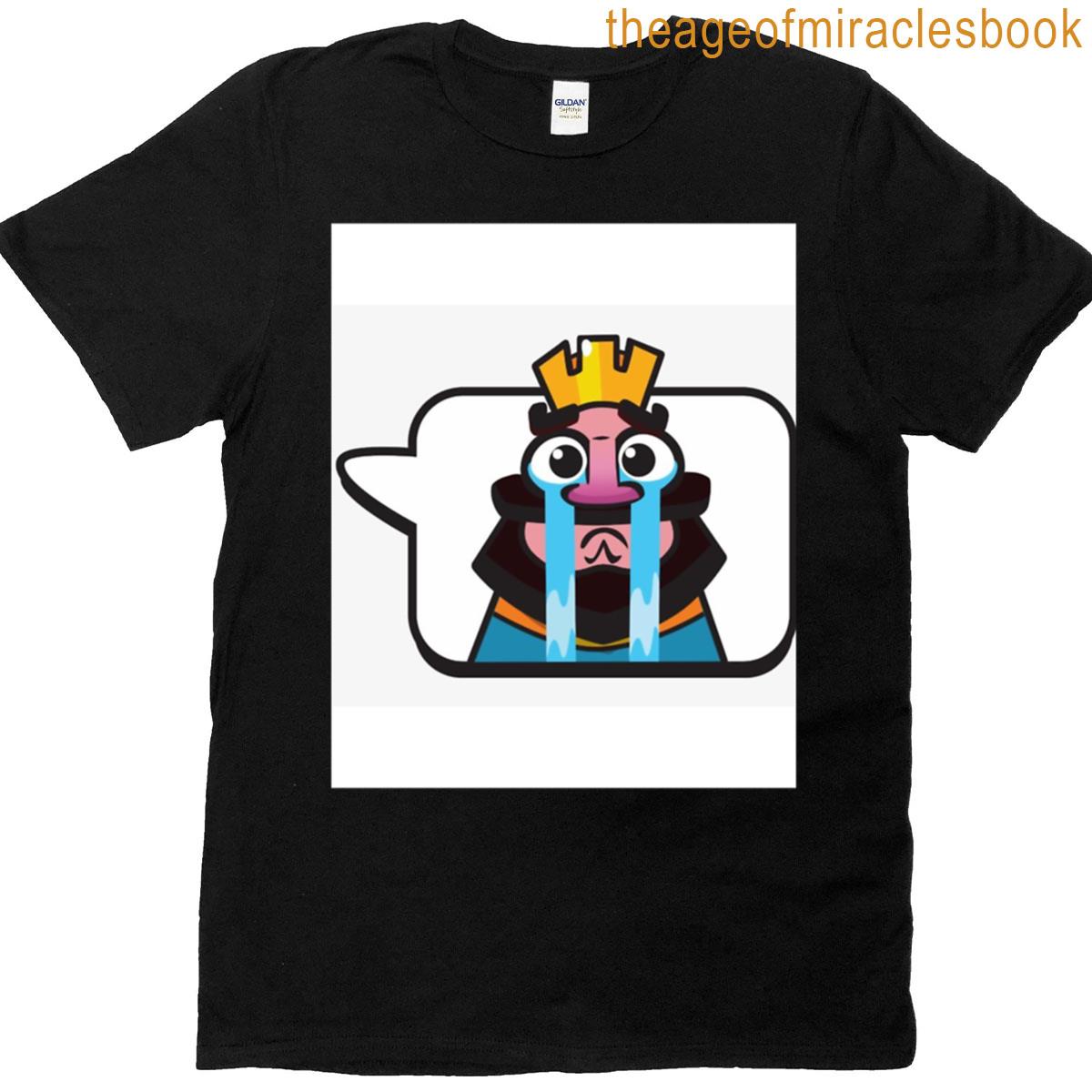 Clash Royale Sad Emoji Oversized T-shirt