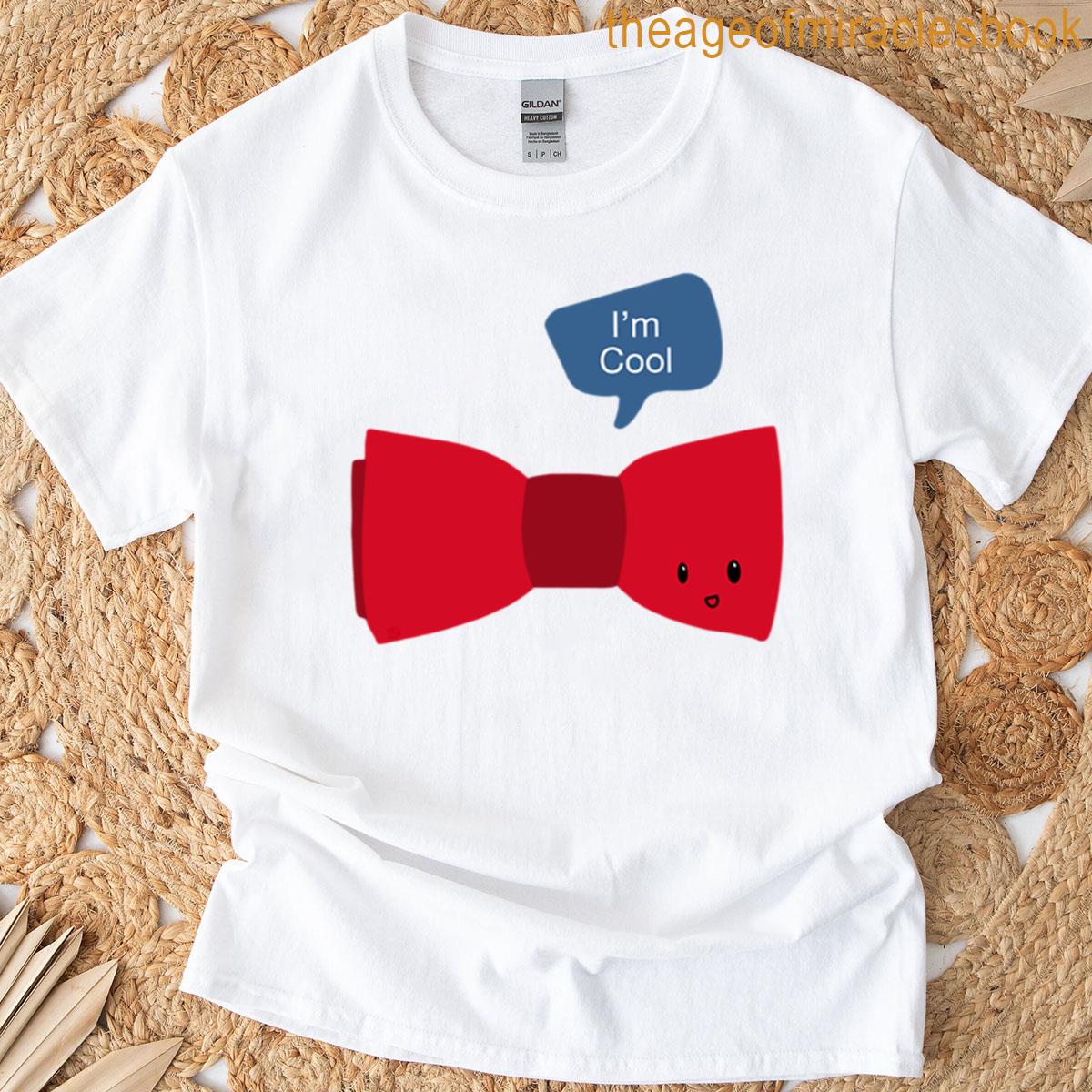 Cool Bow Tie Cartoon T-shirt