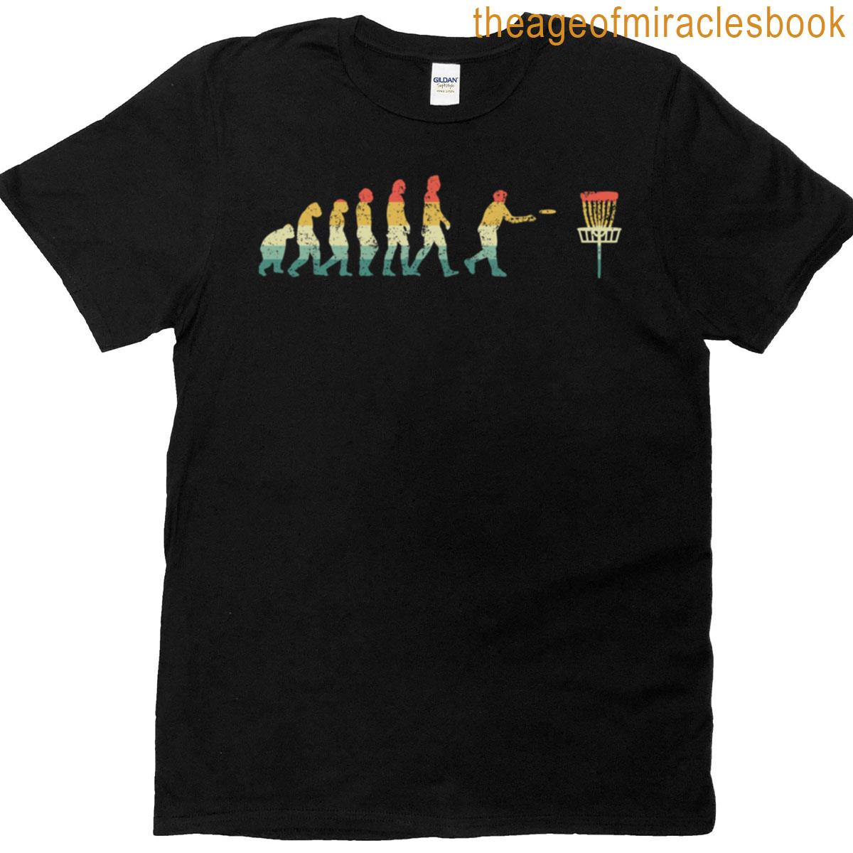 Disc Golf Evolution Retro T-shirt