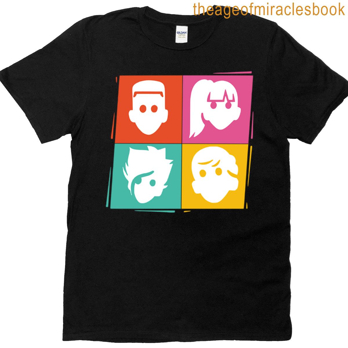 Grounded Characters Faces T-shirt
