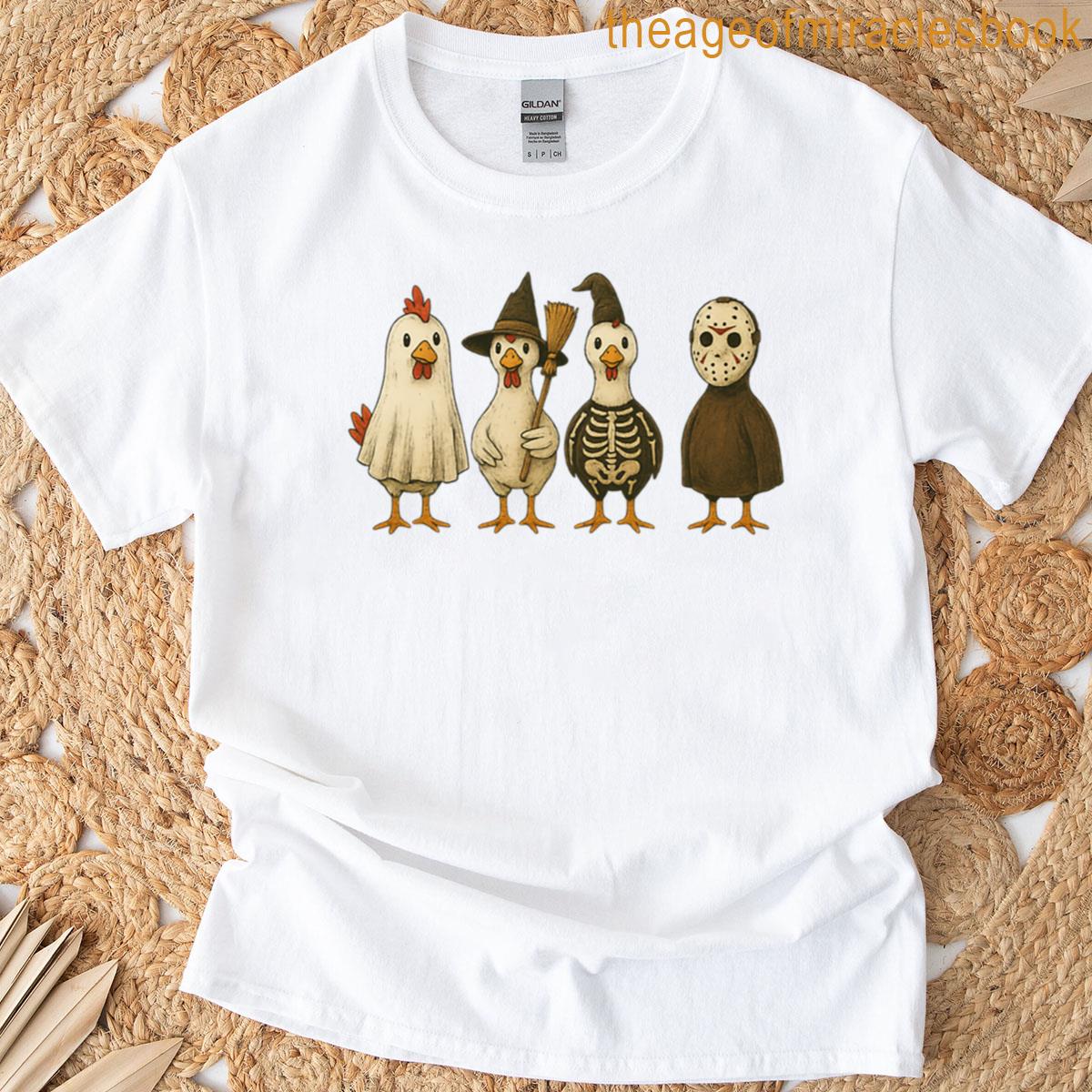 Halloween Chicken Costume Squad T-shirt