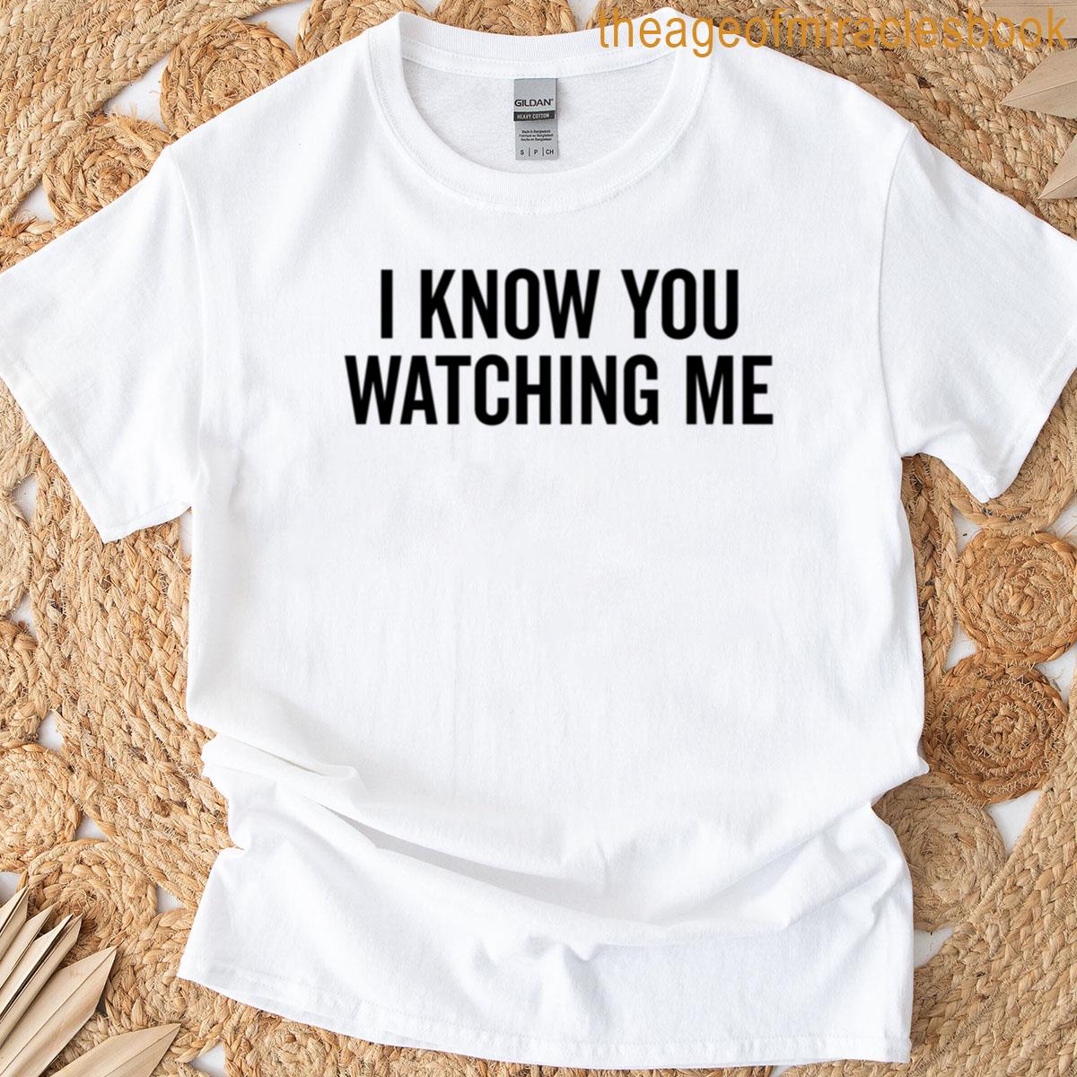 I Know You Watching Me Boxy T-shirt