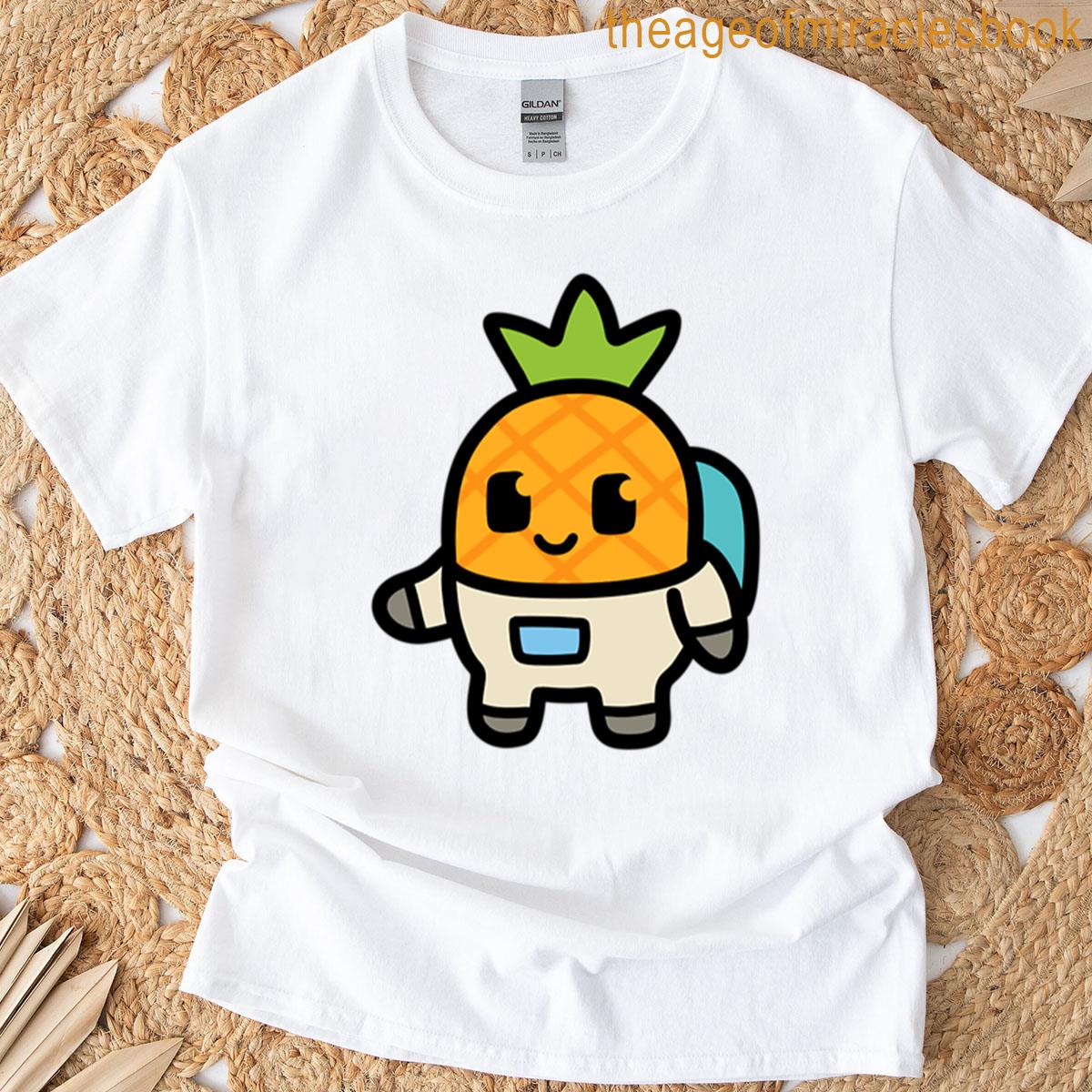 Pineapple Astronaut Tropical Explorer In Space Oversized T-shirt