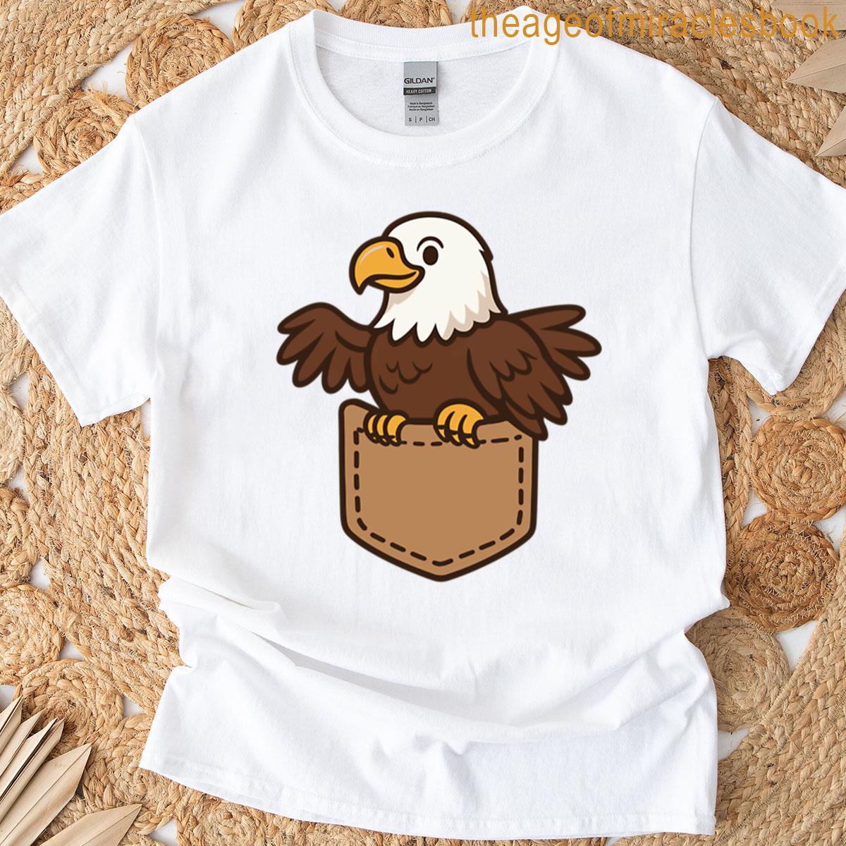 Pocket Eagly Cute Funny Eagle T-shirt